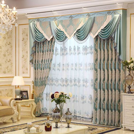 rèm vải cao cấp cho biệt thự