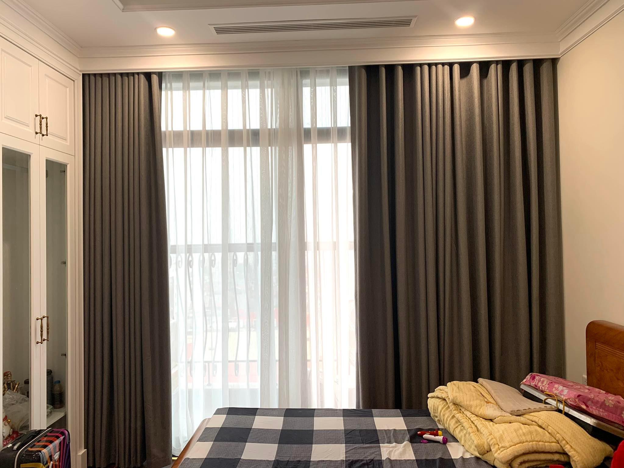 Không gian sống sang trọng, ấn tượng với những mẫu rèm vải 2 lớp cao cấp